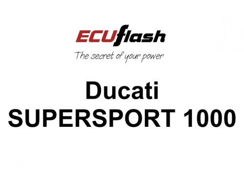 ECUflash - Ducati SUPERSPORT 1000